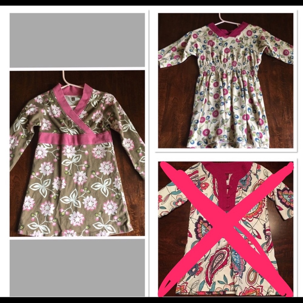3 Tea dresses size 2T